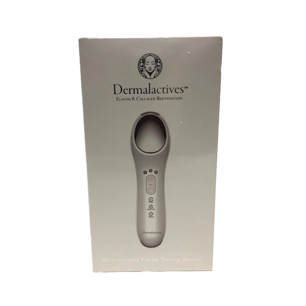 Dermalactives Elastin Collagen Rejuvenation Microcurrent Facial Toning Device